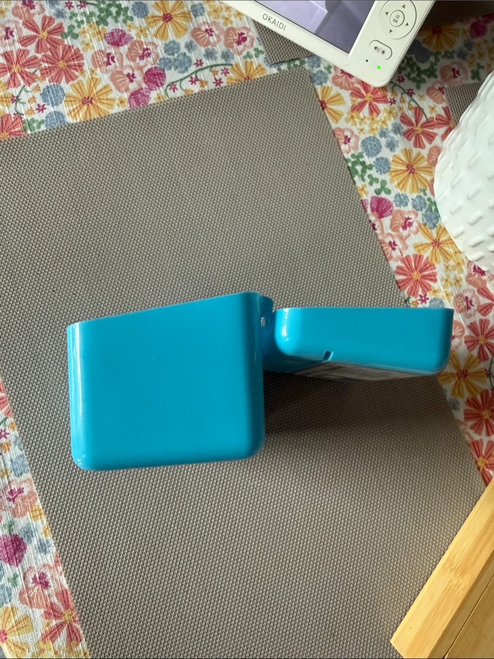 Soho Turquoise Plastic File Card Box - Picture 3 of 3